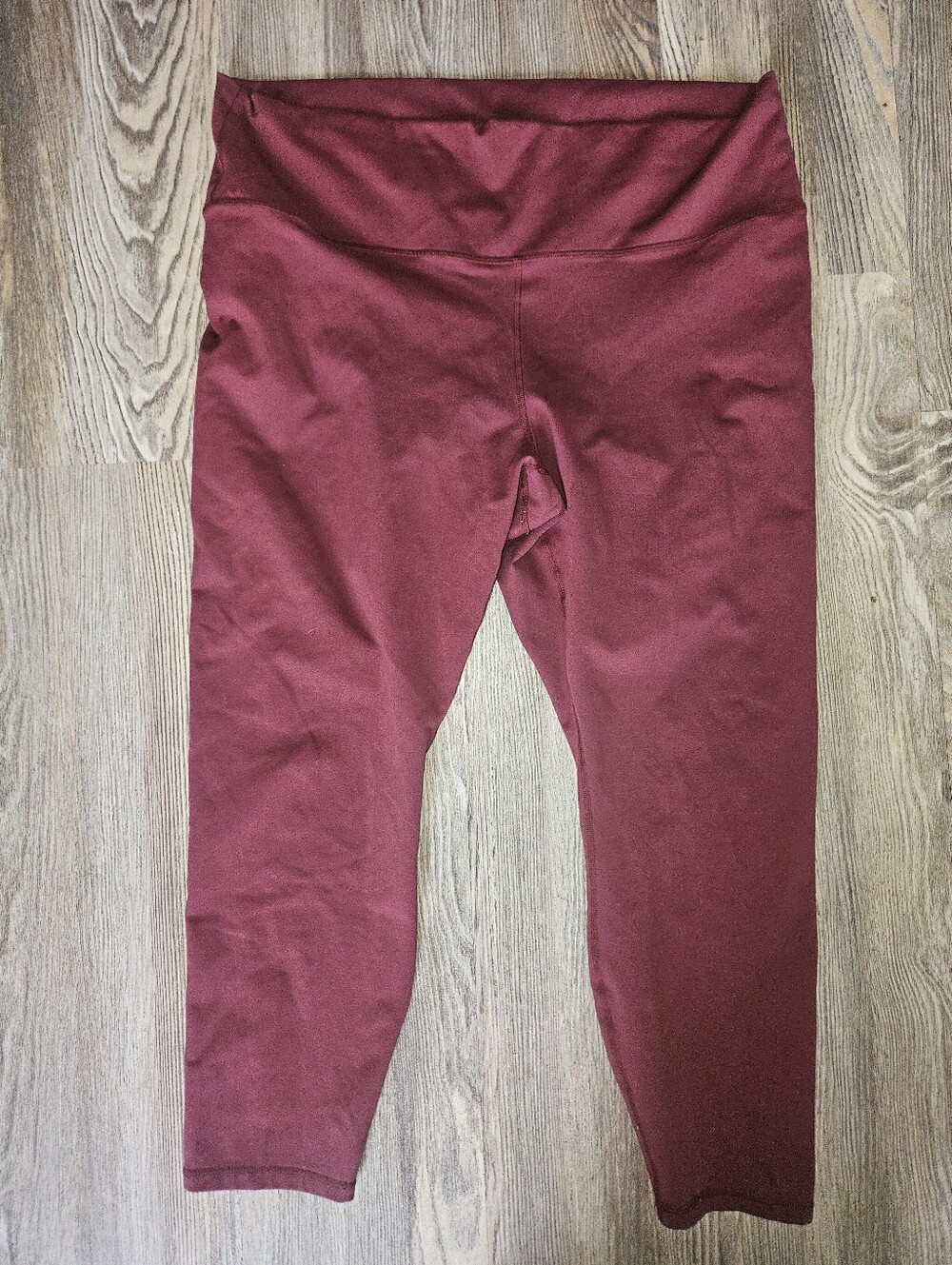 Fabletics Burgundy High-Waist Leggings